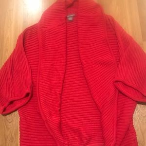 Red Shrug Sweater